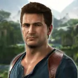 Nathan Drake, bohater gry Uncharted 2, w dżungli.