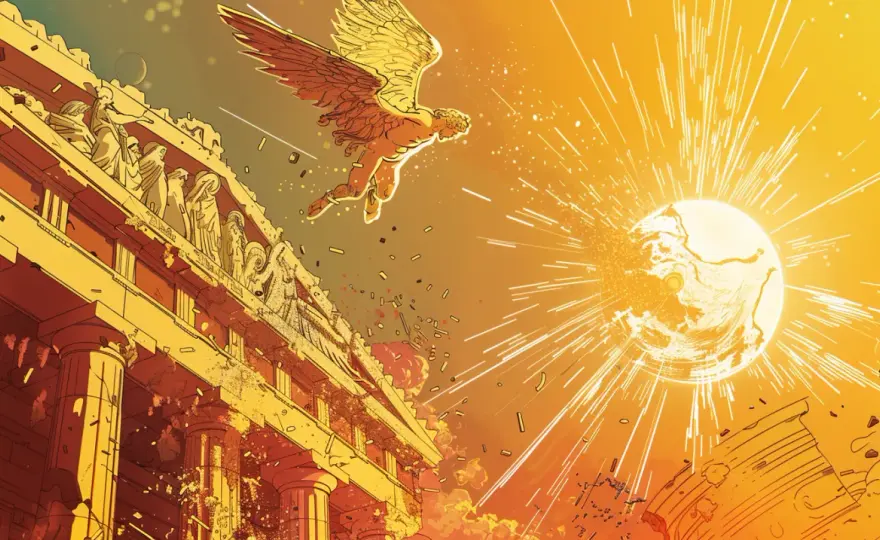 Dedal i Ikar komiks: Nowe spojrzenie na starożytny mit